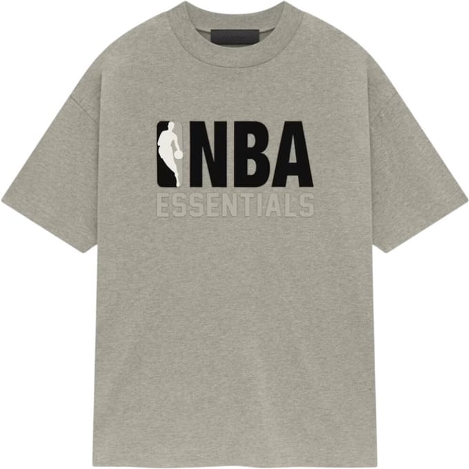 Fear Of God T-shirt Grijs NBA Warm Heather