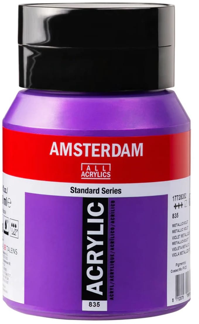 Amsterdam Standard Series Acrylverf - 500 ml - (835) Metallicviolet