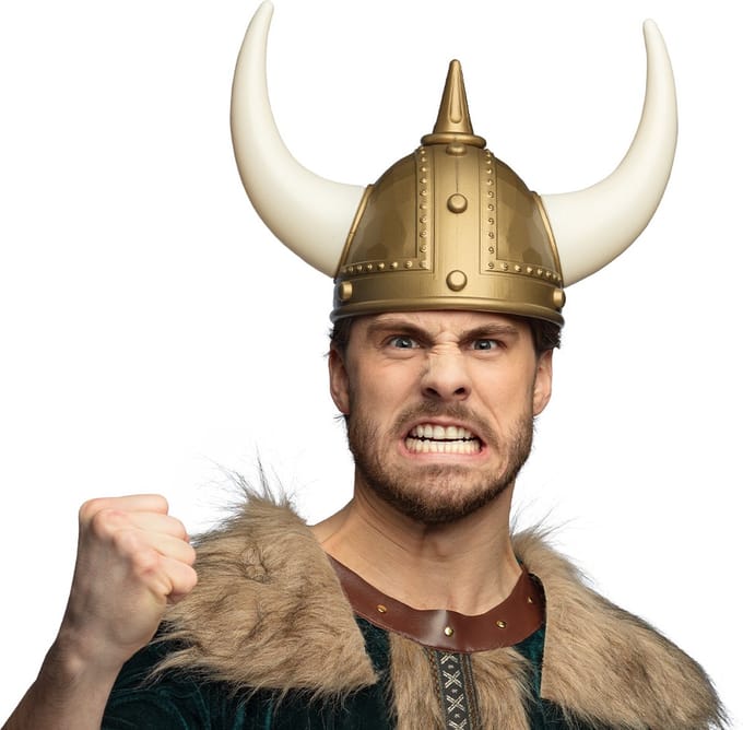 Boland - Helm Viking Erik - 59 - Volwassenen - Unisex -
