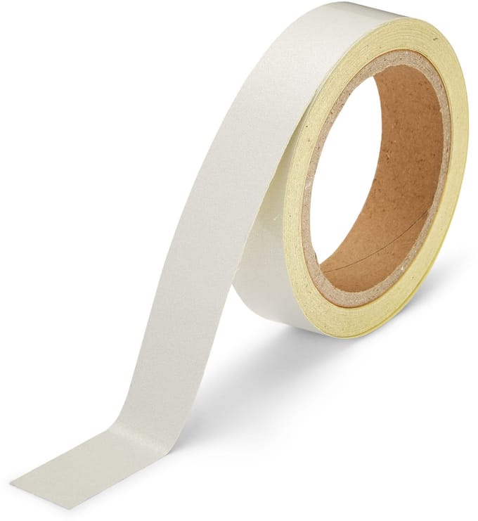 Heskins - Reflecterende Tape - 25mm x 10m - Wit - Zelfklevend
