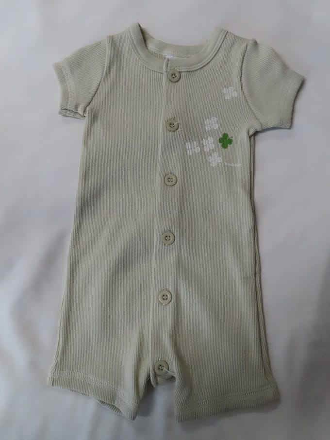 Petit Bateau - Combi kort - Meisje - Bonheur - 1 maand 54