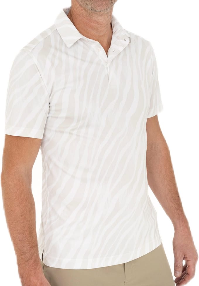 Func Factory mannen Polo White Wood maat M