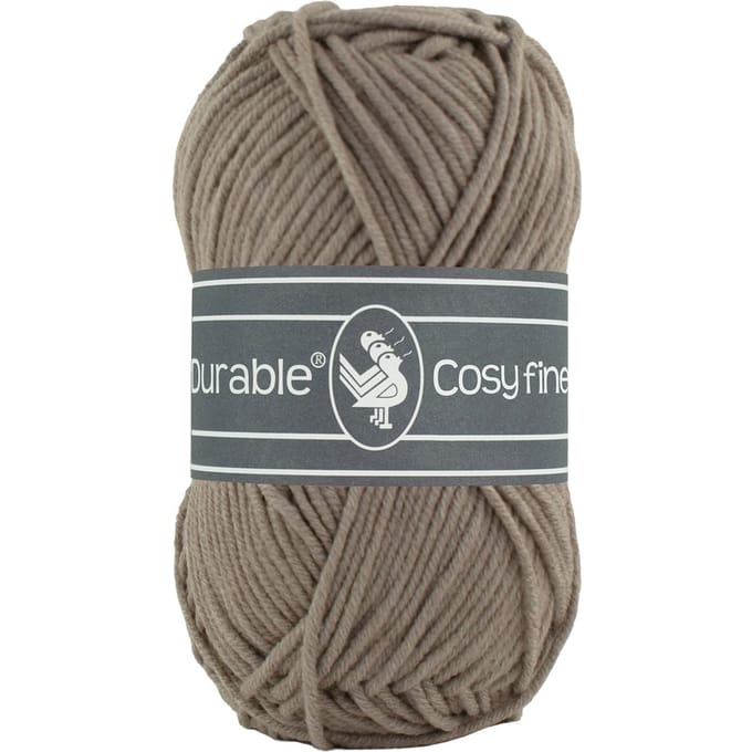 Durable Cosy Fine - 343 warm taupe - Katoen/Acryl Garen