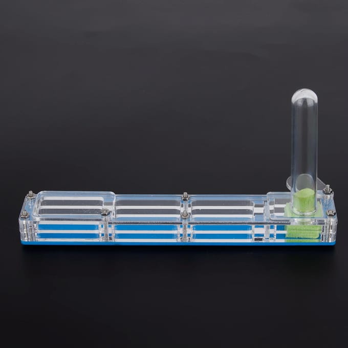 Acryl Mierenkweekhuis Nest Formicarium Displaybox met Watertoren Hydraterendblauw white