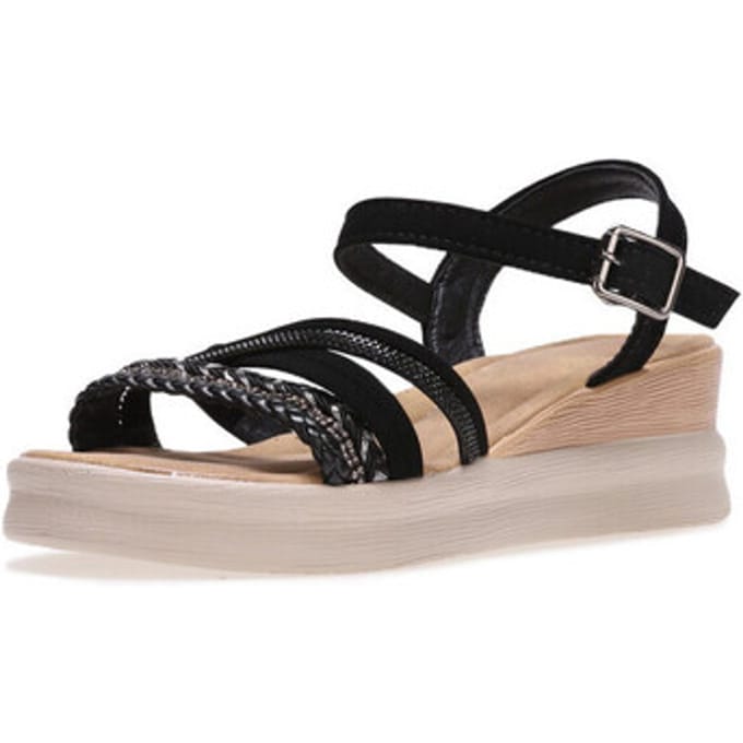 Sandalen met sleehak La Modeuse 75447_P178457
