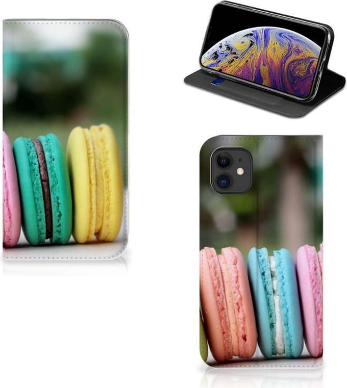 Apple iPhone 11 Flip Style Cover Macarons