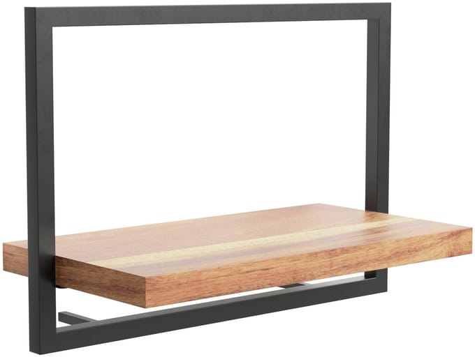 Industriële Wandplank Shelfie C - 50cm X 35cm