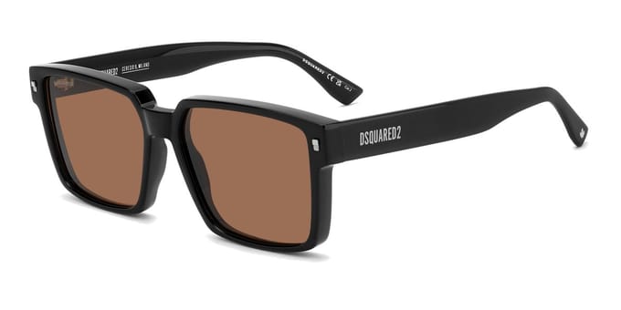Dsquared2 D2 0202/G/S Black 58/16/145 MAN Zonnebrillen