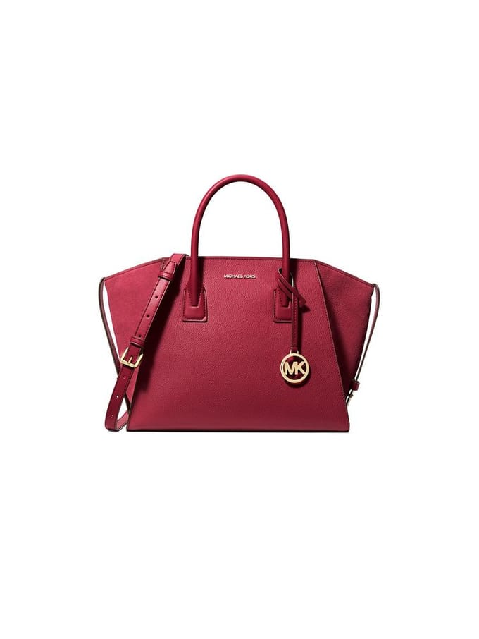 Michael Kors Rode Leren Handtas