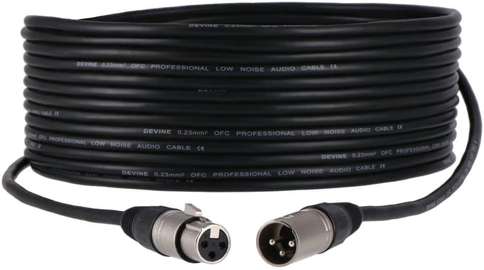 Devine MIC100/10 XLR microfoon- en signaalkabel 10 meter