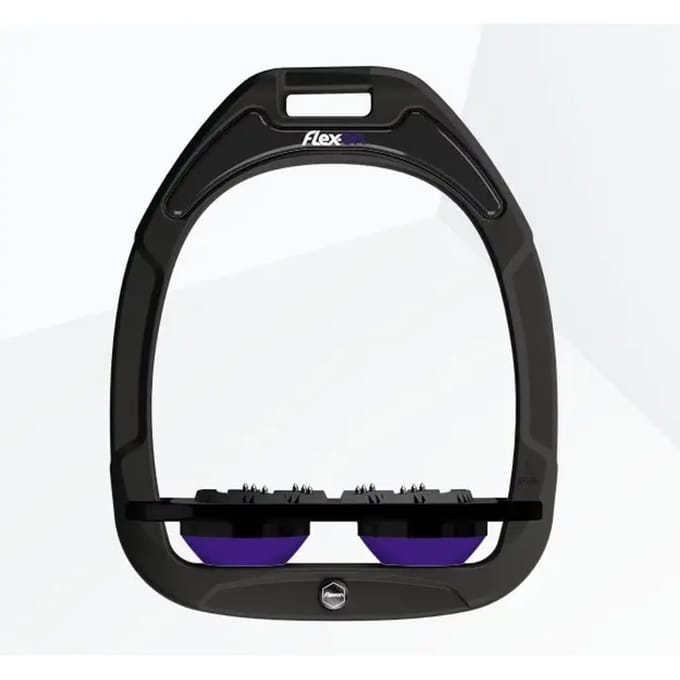 Plat Ultra Grip Zwart/Zwart/Paarse Steigeren Flex-On Green Composite