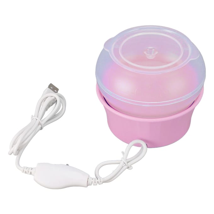 Elektrische Kralenspinner Omkeerbaar Traploze Snelheidsregeling Efficiënte USB Kralenspinner voor DIY roze