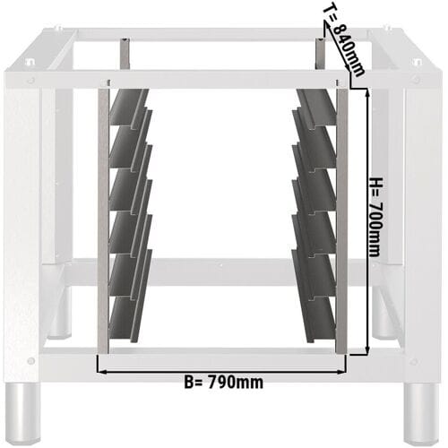 GGM Gastro Blechhalter - für Untergestell UKDV1255 Zilver