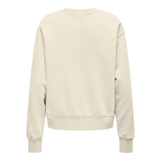 Only Onllucinda bow ls o-neck box swt off-white