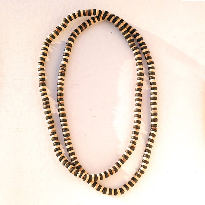 CocoReef Choker - Set van 2 - Zwart/Bruin/Crème