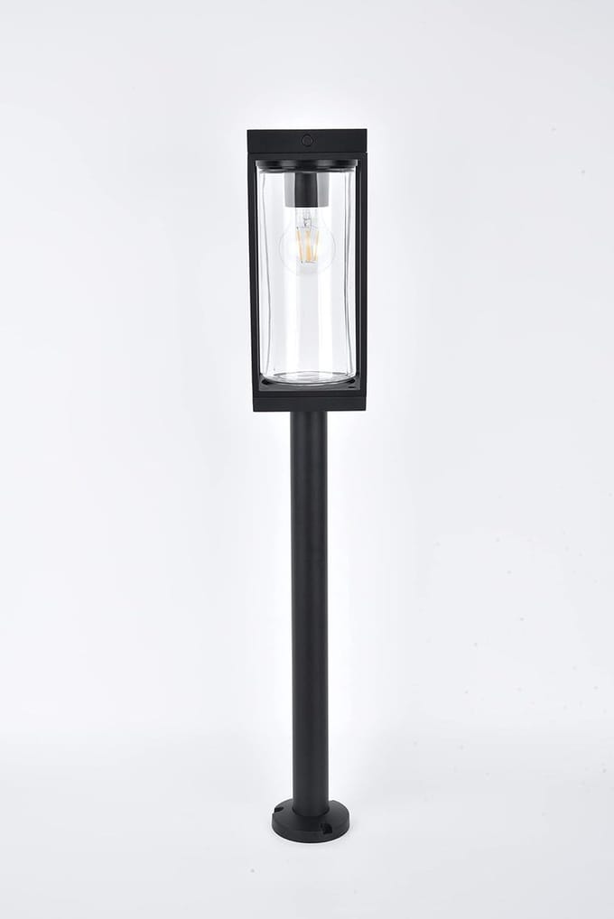 Lutec - Flair Solar - Buitenlamp - Zwart - Warm Wit