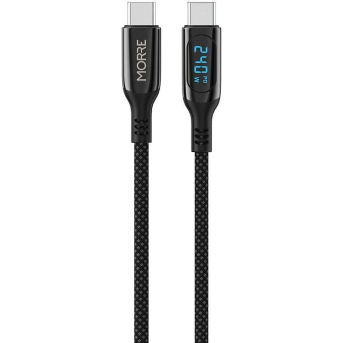 Tiross M105 Serie - USB-C naar USB-C Kabel - 240W - 2m - LED Display
