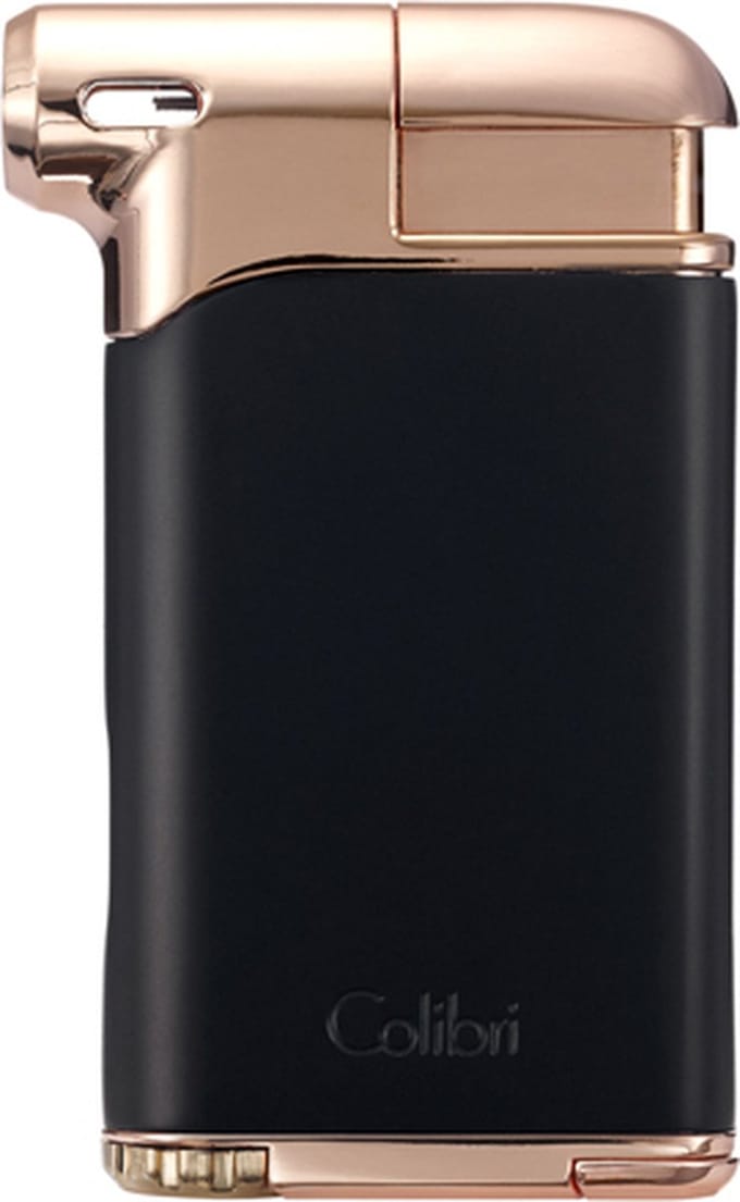 Colibri pijpaansteker PIPE PACIFIC zwart rosé