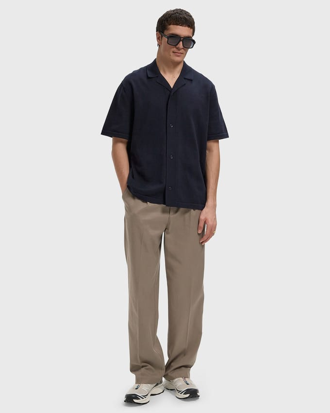 Reece Pleated Twill Suit Pants