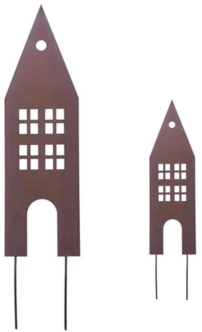 Tuinsteker Hart 34 cm - Roestbestendige Tuindecoratie voor Buitengebruik