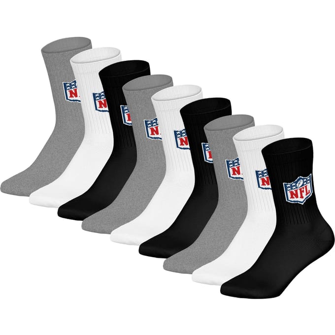 NFL Sokken NFL SHIELD 9Pack Crew Socks 9-pak