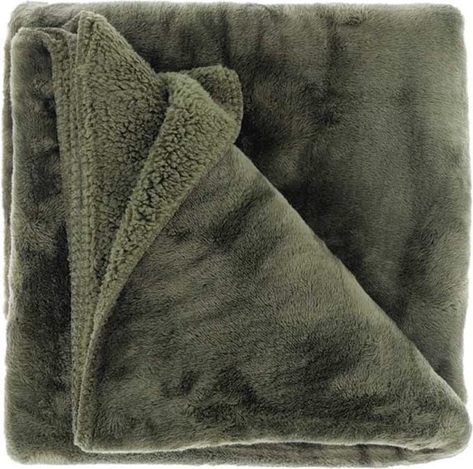 D- Unique Living | Plaid Torvah 150x200cm deep green