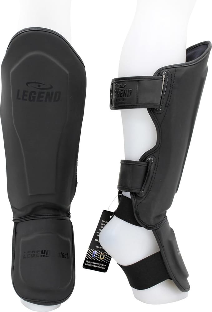 Legend Best Scheenbeschermers - Mat Zwart - S