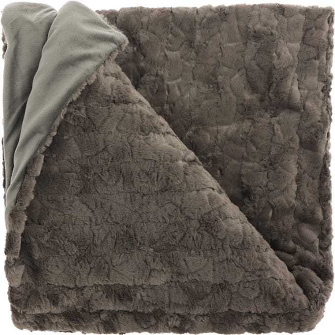 Unique Living - Plaid Veerle 150x200cm - Taupe
