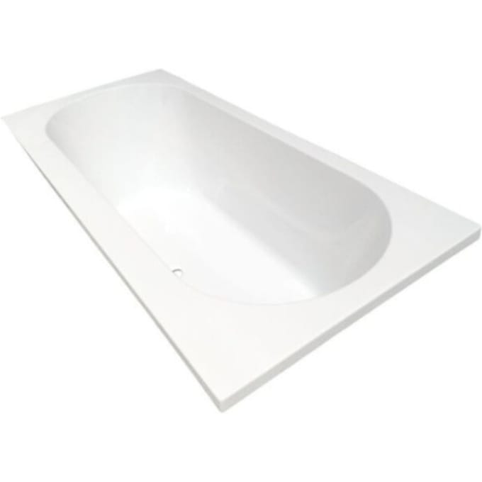 Vtw Living inbouwbad ligbad mat wit 180 80 cm