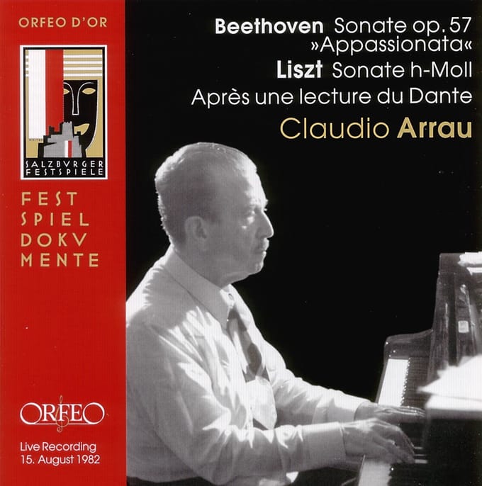 Claudio Arrau - Beethoven: Appasionata | Liszt: Sonate's 178, Après Une Lecture de Dante (CD)