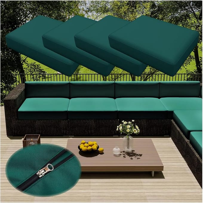 Waterdichte Zitkussenhoezen voor Buiten - Set van 4 Kussencovers