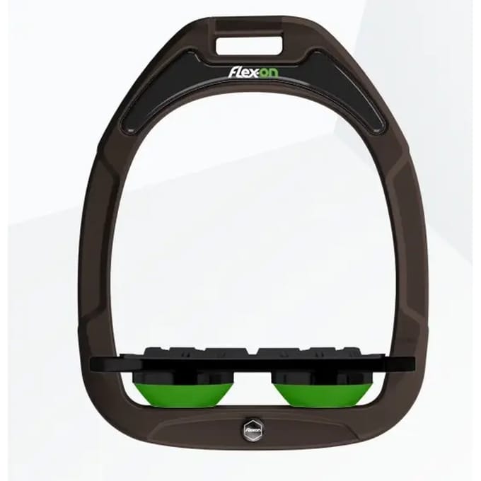 Plat Grip Harnen Bruin/Zwart/Groen Flex-On Green Composite