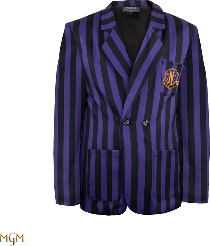 Cinereplicas Wednesday - Nevermore Academy Blazer Purple-L