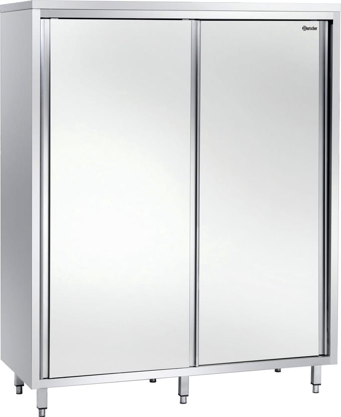 Servieskast RVS met 3 Draagplanken - 1200x600x2000(h)mm