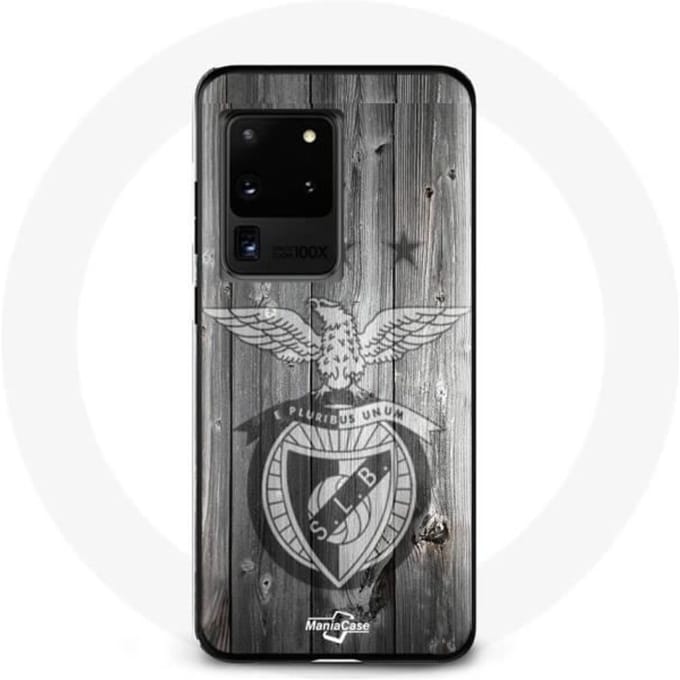 Samsung Galaxy S20 Ultra hoesje slb benfica grijze achtergrond