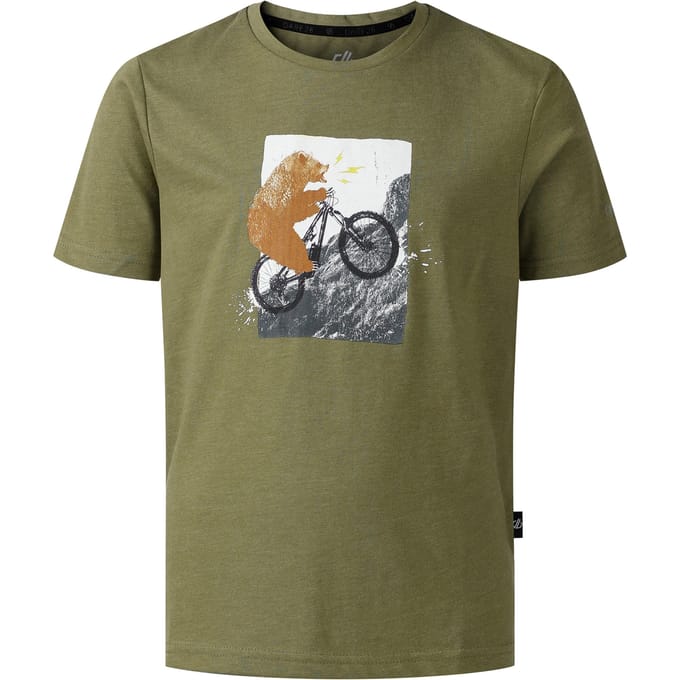 Dare 2B Kinderen Trailblazer III Logo T-Shirt (Nefrietgroen)