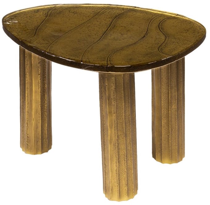 Fraaai - Benny salontafel S - goud antiek finish