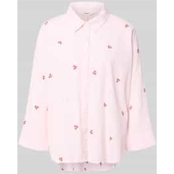 Oversized overhemdblouse van puur katoen model 'NEW LINA GRACE'