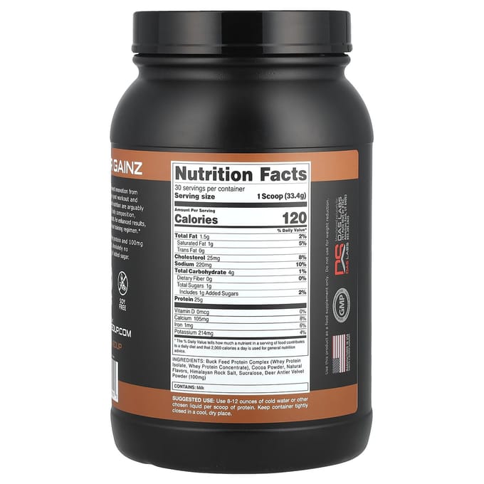 Bucked Up, McCroppy™, Protéine Originale, Saveur Chocolat, 35,34 oz (1,002 g)