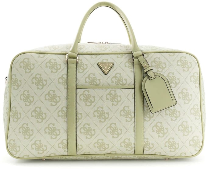 GUESS reistas schoudertas Weekender Duffle Bag Sage Logo Lichtgroen