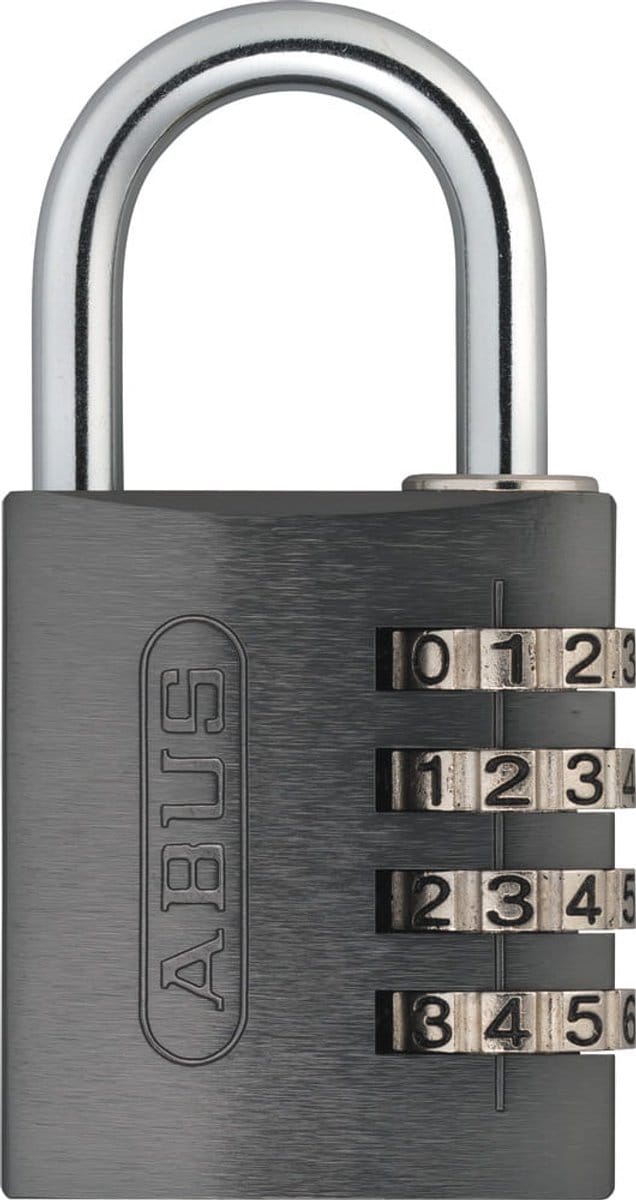 ABUS cijferslot 4 ringen titanium