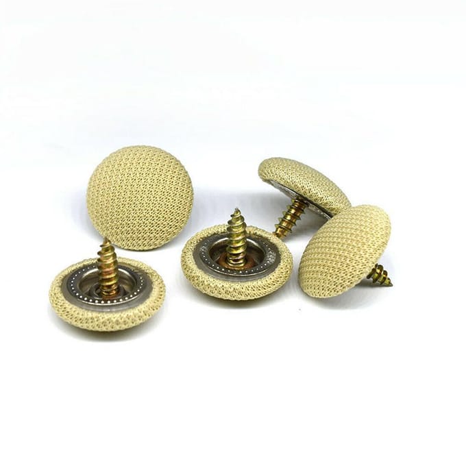 60 Stuks Auto Dak Reparatie Klinknagels Doorhangende Hemelbekleding Fixeer Reparatie Pinnen Drukknoop Klinknagels beige