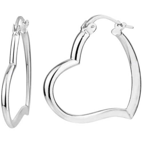 Vrouwen Hart Oorbellen in 925 Sterling Zilver BIPE033