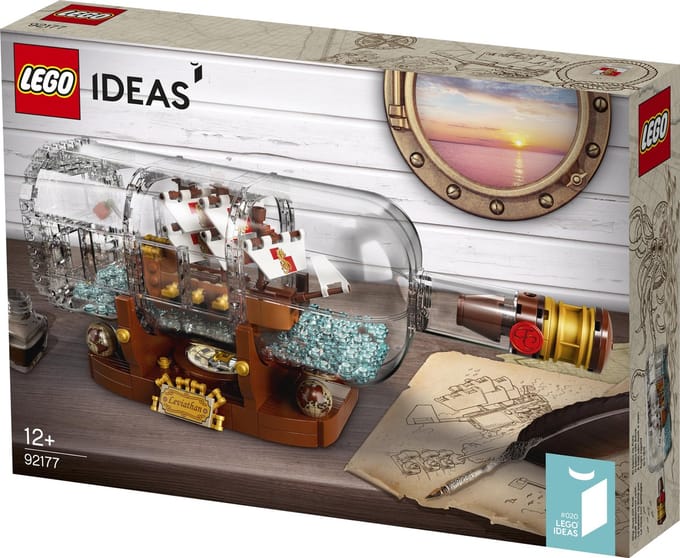 LEGO® Ideeën: schip in een fles 92177 Bouwspeelgoed