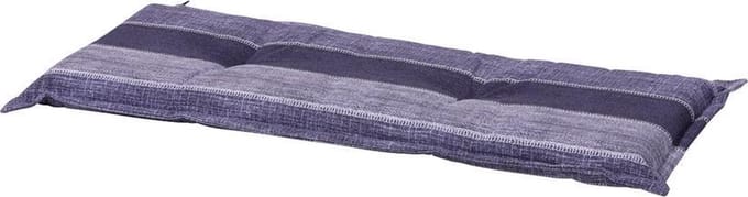 Madison tuinbankkussen Denim stripe 180x48 cm - blauw