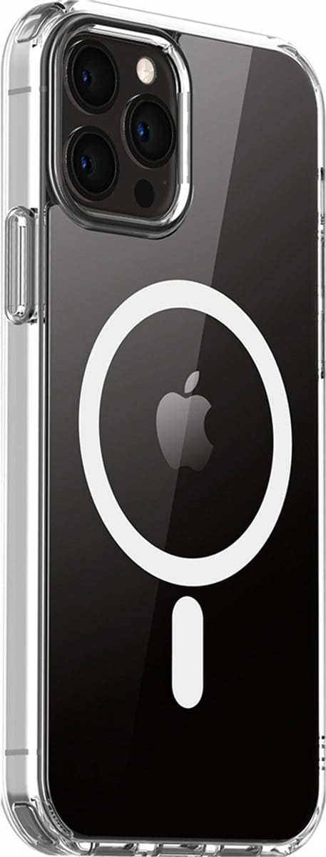 Puro, Hoesje geschikt voor iPhone 13 Pro Max - Lite Mag Edition MagSafe Compatibel, Transparant