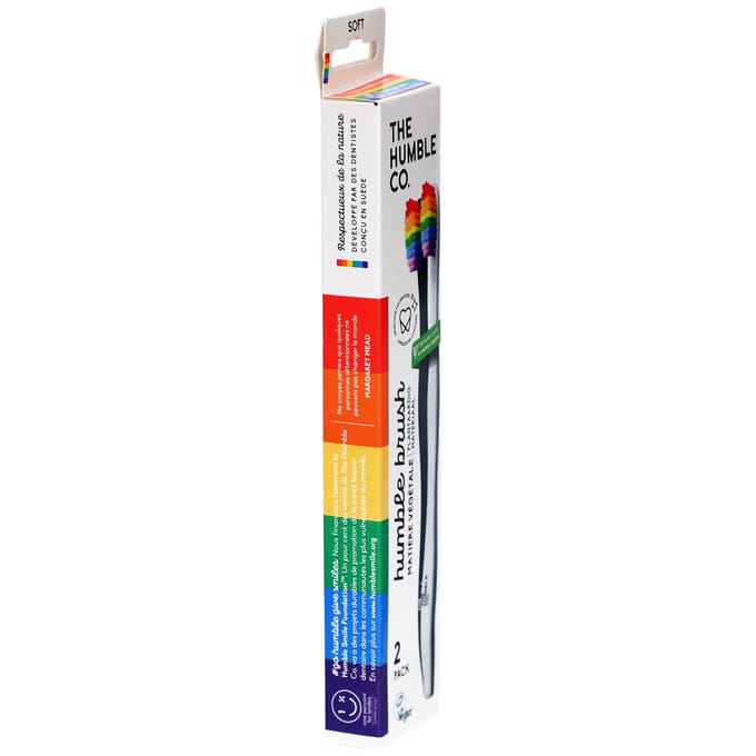 Tandenborstel Plant-Based - Sensitive - Zwart/Wit - Proud - 2 St. - 2
