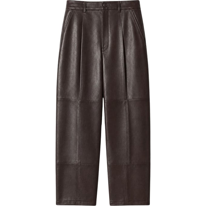 Janice Balti Pantalons Bruin Balti Leer