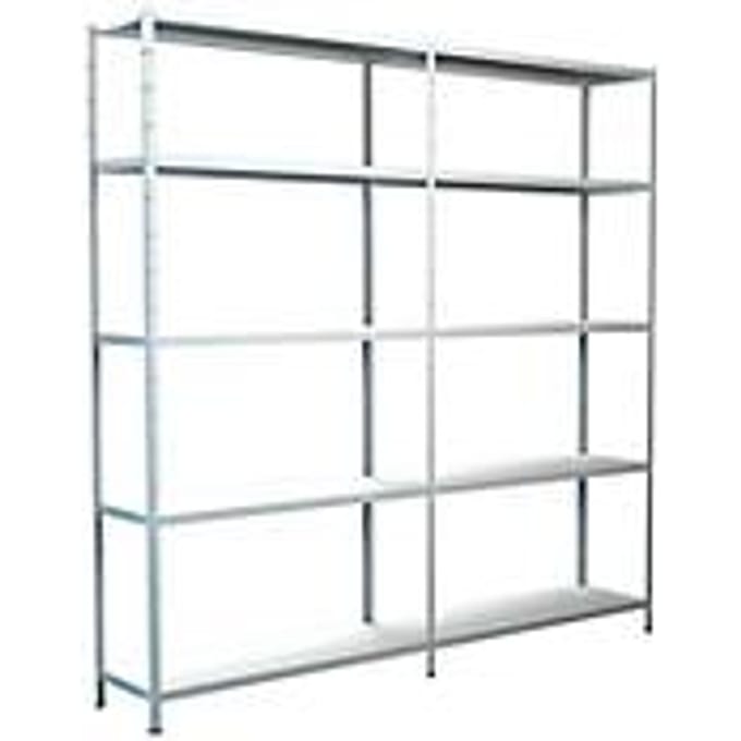 Legborden zonder grendels, H 2000 x B 2000 x D 350 mm, wit