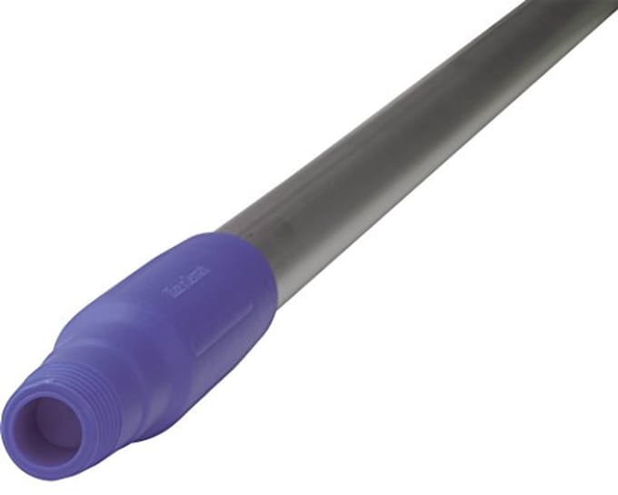 Hygiëne Steel met Schroefdraad - Aluminium - 150 cm - Blauw